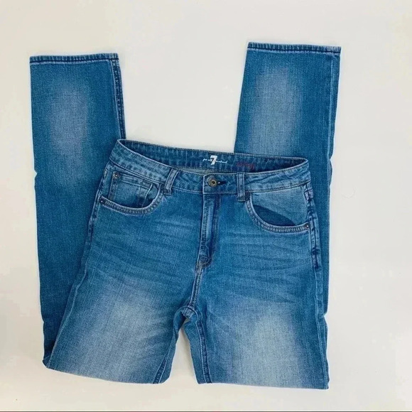 7 For All Mankind High Waist Slimmy Jeans - Picture 1 of 11